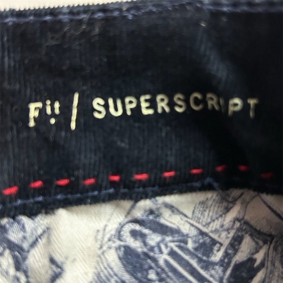 Pilcro Women's Corduroy Fare Size 8 Black Dark Mavy Size 8 - Picture 9 of 15